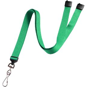 Specialist ID Wide Lanyard with Breakaway Clasp and Swivel Metal Hook - Premium 5/8 Inch Neck Strap Name Badge and Key Card Holder for School, Cruise, Travel - Secure Long Lanyards (Black)