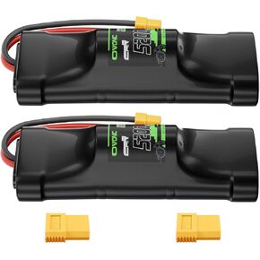 OVONIC 8.4V Hump NiMH Battery 5200mAh 7 Cell RC Battery with XT60 and TRA Connector