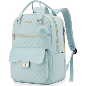 School Backpacks for Teen Girls, High School College Bookbag Cute Laptop Backpack with Charging Hole for Women Travel Work, Black