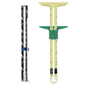4 Pcs Sliding Gauge Sewing Measuring Tool, 5-in-1 T Shape Sliding Rulers Measuring Sewing Ruler Tool Fabric Quilting Ruler Crafting Sewing Beginner Supplies for Knitting Hemming