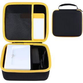 Hard Case Replacement for Kodak Dock Plus 4PASS / Kodak Dock Premium 4x6 Portable Instant Photo Printer (Black + Yellow Case)