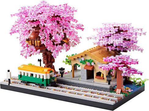 مجموعة لبنات بناء Micro Micro Micro Train Micro اليابانية - مجموعة طوب الطوب المصغرة للإبداع للبالغين والأطفال (3668 جهاز كمبيوتر) مع الأرقام in Kuwait