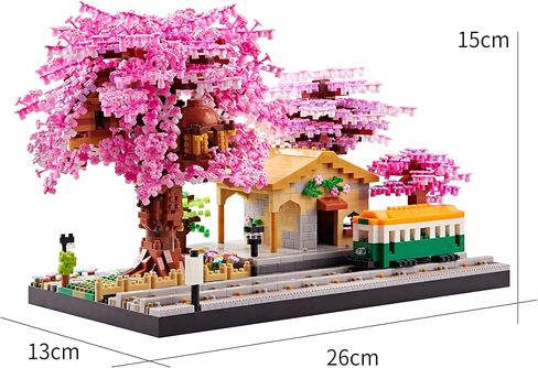 مجموعة لبنات بناء Micro Micro Micro Train Micro اليابانية - مجموعة طوب الطوب المصغرة للإبداع للبالغين والأطفال (3668 جهاز كمبيوتر) مع الأرقام in Kuwait