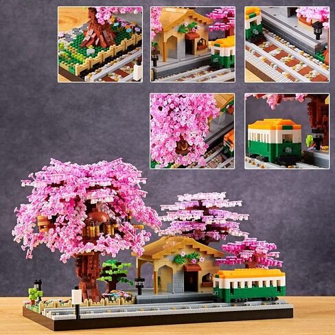 مجموعة لبنات بناء Micro Micro Micro Train Micro اليابانية - مجموعة طوب الطوب المصغرة للإبداع للبالغين والأطفال (3668 جهاز كمبيوتر) مع الأرقام in Kuwait