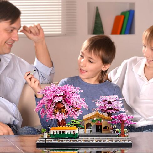 مجموعة لبنات بناء Micro Micro Micro Train Micro اليابانية - مجموعة طوب الطوب المصغرة للإبداع للبالغين والأطفال (3668 جهاز كمبيوتر) مع الأرقام in Kuwait