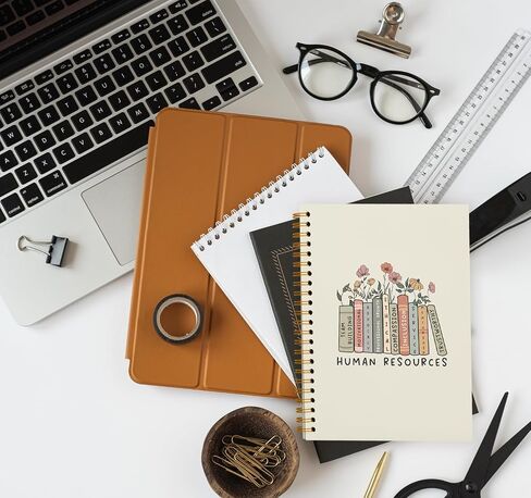Human Resources Gifts Notebook Journal, HR Gifts for Women Men Coworkers Office, Thank You Appreciation Gifts for HR Manager Director, Spiral Notebook 5.5 x 8.3 in Saudi Arabia