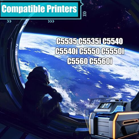 Replacement Parts Developer Unit GPR-55 Compatible with Canon C5535 C5535i C5540 C5540i C5550 C5550i C5560 C5560i Printers, Contains Chip and Clear Printing (1 Pack Cyan) in Kuwait