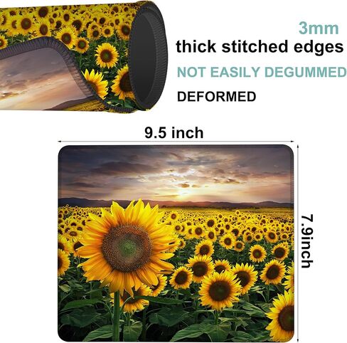 A Large Tyrannosaurus Mouse Pad,Square Waterproof and Non-Slip Rubber Base Mousepad,Suitable for Computer Desk Wireless Mouse 9.5 x 7.9 Inches in Kuwait