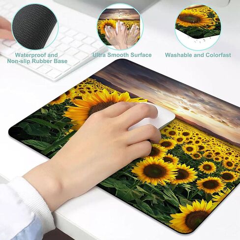 A Large Tyrannosaurus Mouse Pad,Square Waterproof and Non-Slip Rubber Base Mousepad,Suitable for Computer Desk Wireless Mouse 9.5 x 7.9 Inches in Kuwait