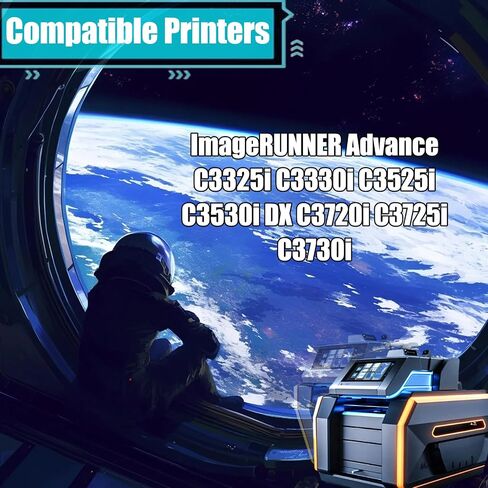 Replacement Parts Developer Unit GPR-53 Compatible with Canon ImageRUNNER Advance C3325i C3330i C3525i C3530i DX C3720i C3725i C3730i Printers, Contains Chip and Clear Printing (1 Pack Yellow) in Saudi Arabia