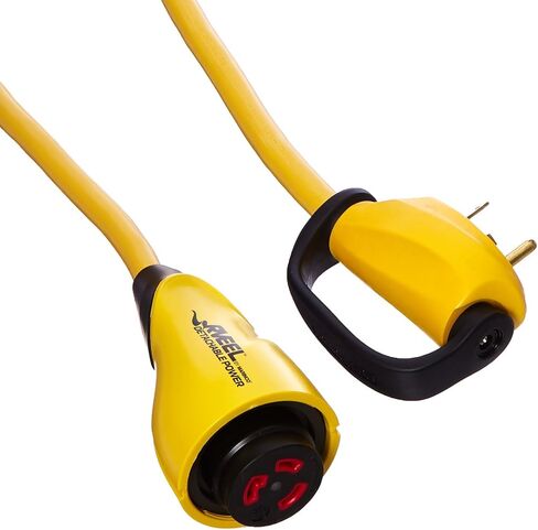Marinco ParkPower 50 Amp 125/250V (4-Wire) RV EEL Cordset, Yellow, 25' in Saudi Arabia