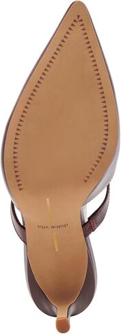 Dolce Vita Women's KANIKA Heeled Sandal, CHAMPAGNE EMBOSSED LEATHER, 6 in Saudi Arabia