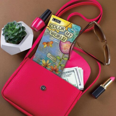 Lang Companies, Color My World 2 Year 2026 Pocket Planner, 3.63'' X 6.5'', Weekly Calendar with Spiral Binding in Saudi Arabia