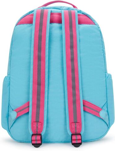 حقيبة ظهر للكمبيوتر المحمول سيول مقاس 15 بوصة من Kipling، متينة، واسعة مع أشرطة كتف مبطنة، أكمام واقية مدمجة in Kuwait