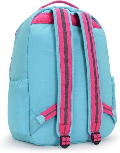 حقيبة ظهر للكمبيوتر المحمول سيول مقاس 15 بوصة من Kipling، متينة، واسعة مع أشرطة كتف مبطنة، أكمام واقية مدمجة in Kuwait