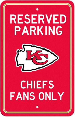 FANMATS NFL - لافتة وقوف السيارات المحجوزة الملونة لفريق نيو إنجلاند باتريوتس مقاس 18 بوصة. × 11.5 بوصة. وزن خفيف in Kuwait