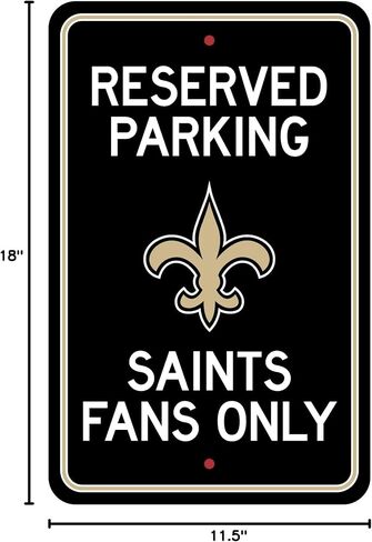 FANMATS NFL - لافتة وقوف السيارات المحجوزة الملونة لفريق نيو إنجلاند باتريوتس مقاس 18 بوصة. × 11.5 بوصة. وزن خفيف in Kuwait
