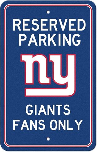 FANMATS NFL - لافتة وقوف السيارات المحجوزة الملونة لفريق نيو إنجلاند باتريوتس مقاس 18 بوصة. × 11.5 بوصة. وزن خفيف in Kuwait