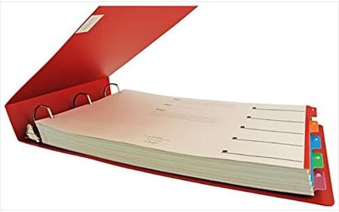11x17 Binder Poly لوحة تتميز بحلقة زاوية 2 بوصة سوداء in Kuwait