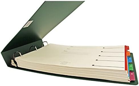11x17 Binder Poly لوحة تتميز بحلقة زاوية 2 بوصة سوداء in Kuwait