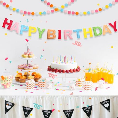 3pcs 118 بوصة عيد ميلاد سعيد لافتة عيد ميلاد سعيد -شعرت بالكرة -لافتة عيد ميلاد باستيل مع زخارف القوس حفلة إكليل لزخرفة الجدار in Kuwait