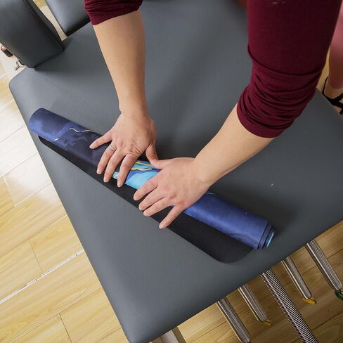 Pilates Reformer Mat towel with shoulders, Reformer mat, Non Slip reformer mat, Great Grip Mat, Easy to Wash Light Weight Portable Mat (Royal Blue) in Kuwait