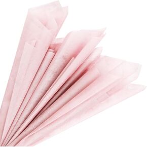 JIYIN 20 Sheets Cotton Wrapping Flower Paper, Floral Bouquet Lining Paper Withdrawable Pleated Wrapping Paper Korean Non-Woven Floral Wrapping Paper for Florist Flower Shop Supplies Gift(Pink)