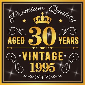 50PCS 60th Birthday Napkins 60th Birthday Decorations for Women Men 60th Anniversary Decorations Vintage 1965 Disposable Napkins Black Gold 6.5 x 6.5 In