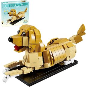 KAZI Pug Dog Building Toys Set - Pug Gifts for Pug Lovers - Ideal Toy Pug Kit for Boys and Girls 8-12,Home Decor,Party Favors