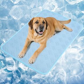 Thicken Dog Cooling Mat Anti-Slip Mat for Dogs Washable Dog Pad for Indoor & Outdoor Car Seats (30 * 19in)