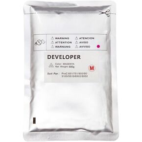 600g Compatible Color Carrier for Pro C651EX C751 C751EX D074-9640 D074-9660 D074-9670 D074-9680(Magenta 600g)