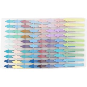 1600PCS Colored Flag Sticky Tabs Reusable，Post It Flags，Annotation Tabs Or Books，Sign Here Tabs，Page Markers，Office Equipment，School Supply Reusable，Transparent Arrow Flags for Highlighting