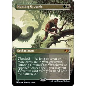 Magic: the Gathering - Hunting Grounds (445) - Borderless - Dominaria Remastered