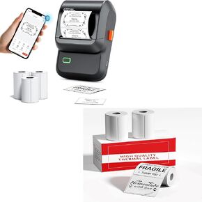 Label Maker with 6 Roll Thermal Labels