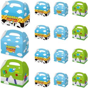 United-Unicorns 15 PCS Toy‑Inspired Cartoon Story Party Boxes – Gift Goodie Bags for Kids’ Toy‑Theme Birthday Decorations (Boys & Girls)