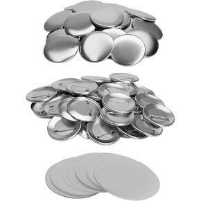 Neil Enterprises Inc. 2.25" Metal Button Parts for Neil Button Machines - Pack of 100