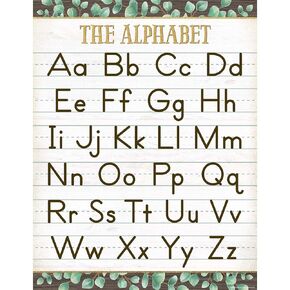 Teacher Created Resources Eucalyptus The Alphabet Chart, 17" x 22"