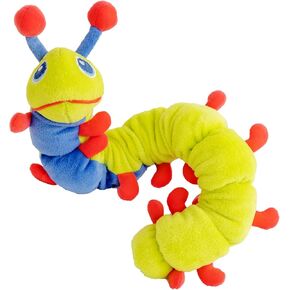 Calmee The Caterpillar Weighted Sensory Plush Toy for Kids, Breathing Exercise and Mindfulness Tool for Focus and Emotional Regulation, SEL Classroom or Home Toy, Soft and Washable – MESH Accredited
