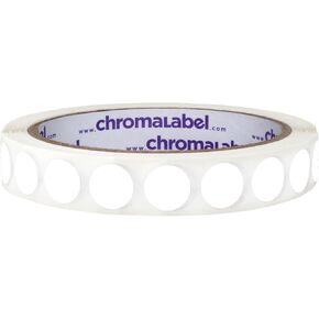 ChromaLabel Round Colored Stickers, Removable Color Coding Labels - 1000 Sticker Dots per Roll