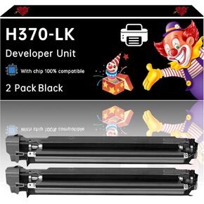 H370-LK Developer Unit Compatible with Toshiba E Studio 2000AC 2010AC 2500AC 2510AC Printers, Enhanced Durability, Ideal for High-Volume Printing (4-Pack BK/C/M/Y)