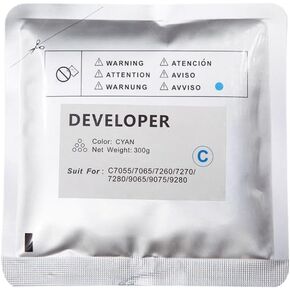 Compatible Developer for IR Advance C7055 C7065 C7260 C7270 C7280 C9065 C9075 C9280 Iron Ink 300g(Cyan)