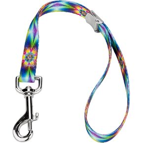 Country Brook Petz­ - 5/8 Inch Tie Dye Flowers Cam Lock Grooming Loop Multi-Colored
