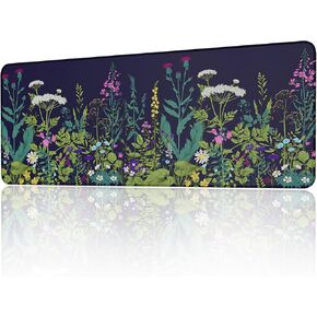 ETZ Gaming Desk Pad (31.5 x 11.8 x0.12 inch) Washable Keyboard Laptop Mat, Japanese Anti-Slip Rubber Base, Extended Mouse Pad for Office & Home