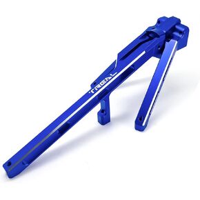 TREAL Aluminum 7075 Rear Chassis Brace(1) with Rear Towers(2) Set Compatible with 1/8 Sledge (Black)