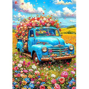 Auremi Mandala Diamond Art Painting Kits for Adults, DIY Mandala Diamond Art for Adults Beginner, DIY Full Drill Diamond Dots Paintings Landscape Picture Arts Craft for Home Decor 12x12 Inch