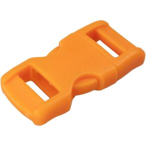 Flat Plastic Black 3/8" Straight Side Release Buckle for Crafts