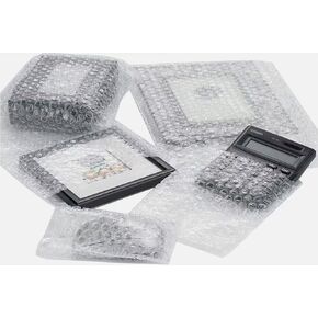 100-4x5.5 Bubble Out Pouches Bags Wrap Cushioning Self Seal Clear 4" x 5.5"
