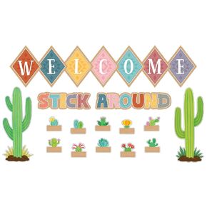 Teacher Created Resources Happy Cactus Crew Welcome Bulletin Board (TCR6953)