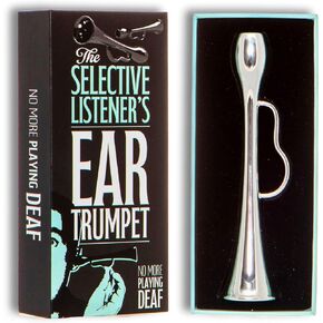 Boxer Gifts Old Age Gag Gifts for Men & Women - Selective Listeners Ear Trumpet - Funny Joke Gifts for Husband - Silly Stocking Stuffers