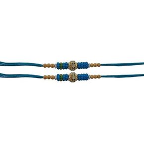 Set of Two Rakhi, Rudrakhsa and Beads Thread. Rakhi, Raksha Bandhan Gift for your Brother Color Vary and Multi Designrakhi for brother simple | rakhi bracelet | | rakhi gifts for brother | bhaiya bhabhi rakhi setrakhi for brother simple | rakhi bracelet |